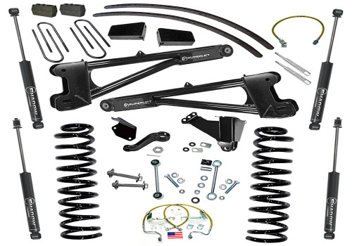 SUPERLIFT K979 8 INCH LIFT KIT 2005-2007 FORD F-250 AND F-350 SUPER DUTY 4WD DIESEL ENGINE WITH REPLACEMENT RADIUS ARMS AND SHOCKS