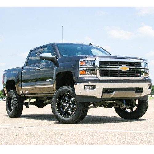 SUPERLIFT K908KG 8 INCH LIFT KIT 2014-2018 CHEVY SILVERADO/GMC SIERRA 4WD WITH FACTORY ALUMINUM OR STAMPED STEEL CONTROL ARMS WITH KING COILOVERS AND SHOCKS