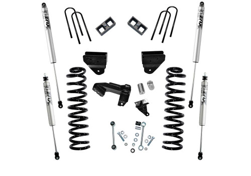 SUPERLIFT K854F 4 INCH LIFT KIT 2008-2010 FORD F-250/350 4WD DIESEL ENGINE WITHOUT 4-LINK CONVERSION WITHOUT REPLACEMENT RADIUS ARMS WITH FOX 2.0 SERIES SHOCKS
