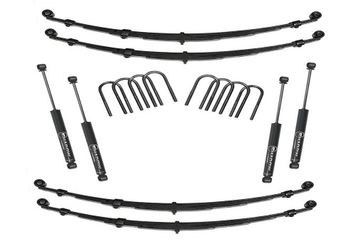 SUPERLIFT K712 4 INCH LIFT KIT 1955-1975 JEEP CJ SERIES AND M38A1 WITH SHOCKS
