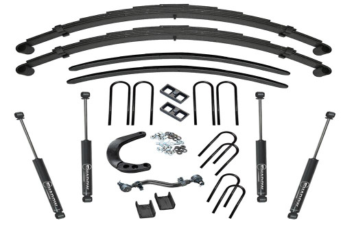 SUPERLIFT K444 8 INCH LIFT KIT 1973-1991 CHEVY K20 AND GMC K25 SUBURBAN OR 1973-1988 3/4 TON SOLID AXLE PICKUP 4WD REAR BLOCK KIT WITH SHOCKS