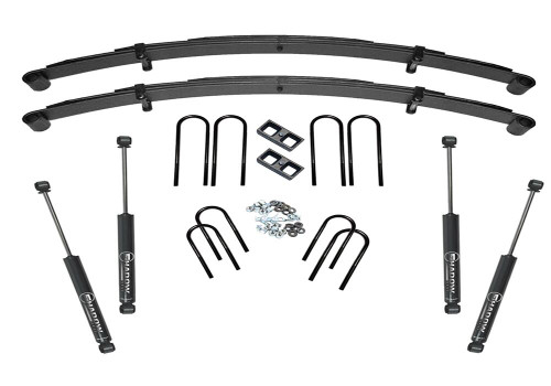 SUPERLIFT K417 4 INCH LIFT KIT 1973-1991 BLAZER/JIMMY/SUBURBAN 1/2 TON SOLID AXLE 4WD REAR BLOCK KIT WITH SHOCKS