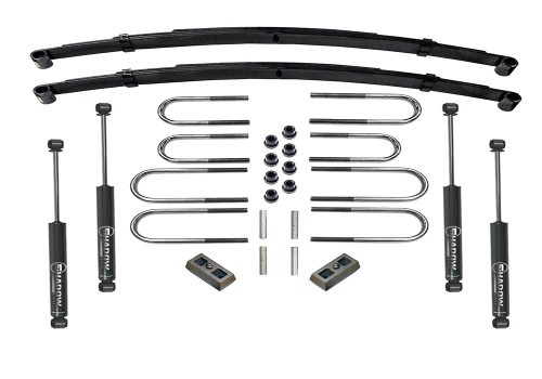 SUPERLIFT K414 2.5 INCH LIFT KIT 1973-1991 BLAZER/JIMMY/SUBURBAN 1/2 TON SOLID AXLE 4WD REAR BLOCK KIT WITH SHOCKS