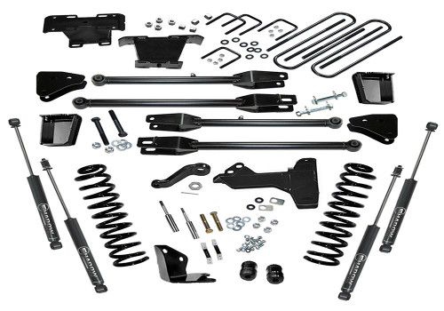 SUPERLIFT K231 6 INCH LIFT KIT 2005-2007 FORD F-250 AND F-350 SUPER DUTY 4WD DIESEL ENGINE WITH A 4-LINK CONVERSION AND SHOCKS