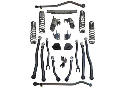 SUPERLIFT K199 4 INCH ROCK RUNNER SERIES LIFT KIT 2018-2023 JEEP WRANGLER JL UNLIMITED GAS ENGINE WITH SHADOW SERIES SHOCKS DOES NOT FIT 2-DOOR MODELS, DIESEL MODELS OR 392 MODELS