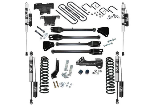SUPERLIFT K166FX 4 INCH LIFT KIT 2017-2022 FORD F-250/350 4WD DIESEL ENGINE WITH 4-LINK CONVERSION WITH FOX 2.0 RESERVOIR SHOCKS