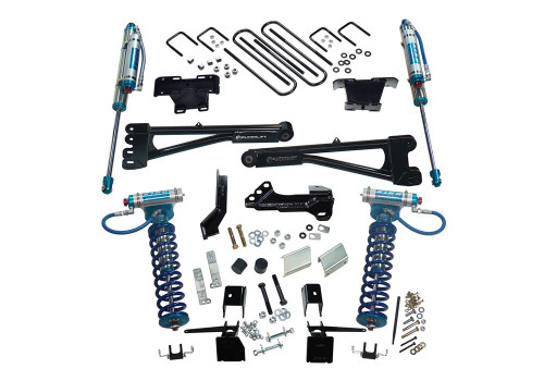 SUPERLIFT K165KG 4 INCH KING EDITION RADIUS ARM LIFT KIT 2017-2022 FORD F-250 AND F-350 SUPER DUTY 4WD WITH KING FRONT COILOVERS AND KING RESERVOIR REAR SHOCKS