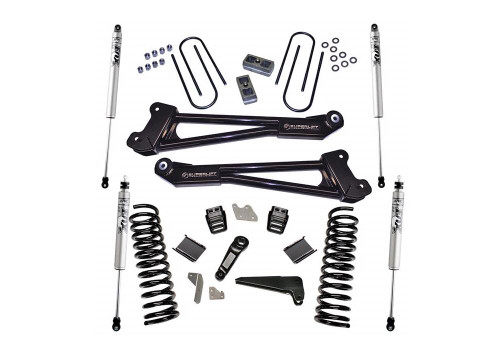 SUPERLIFT K144F 4 INCH LIFT KIT 2013-2018 DODGE RAM 3500 4WD DIESEL ENGINE WITH REPLACEMENT RADIUS ARMS WITH FOX 2.0 SERIES SHOCKS