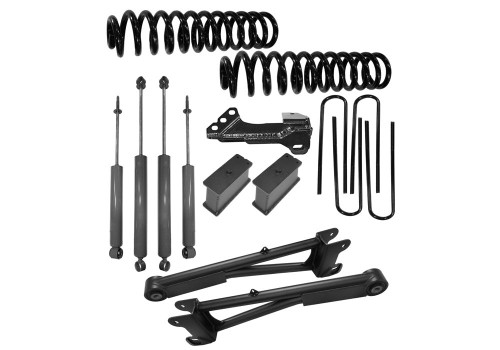 SUPERLIFT K1048 2 INCH COIL SPRING LIFT KIT 2008-2010 FORD F-250/F-350 4WD WITH RADIUS ARMS AND SHOCKS
