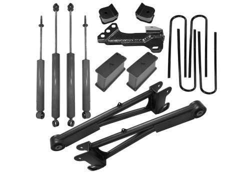 SUPERLIFT K1047 2 INCH SPACER LIFT KIT 2008-2010 FORD F-250/350 4WD WITH RADIUS ARMS AND SHOCKS