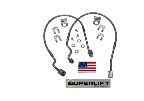 SUPERLIFT 91260 BULLETPROOF BRAKES HOSE FRONT 1995-1997 FORD RANGER WITH 4-6 INCH LIFT KIT (PAIR)