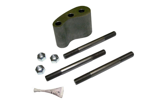 SUPERLIFT 3434 3 INCH RAISED STEERING BLOCK 1973-1987 CHEVY AND GMC 1/2 AND 3/4 TON SOLID AXLE PICKUPS 1973-1991 CHEVY AND GMC BLAZER, JIMMY, 1/2 TON SUBURBAN 1973-1991 CHEVY AND GMC SUBURBAN 3/4 TON