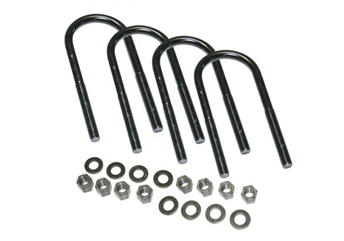 SUPERLIFT 10804SUP U-BOLT 4 PACK 9/16 X 3 1/8 X 12 ROUND WITH HARDWARE