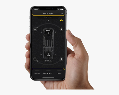 ICON 91823E 2021-2024 FORD F-150 4WD 0-2.75 INCH LIFT FRONT V.S. 2.5 SERIES COILOVERS REMOTE RESERVOIR W/ CDEV PAIR