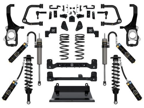 ICON K53276TD 2022-2024 TOYOTA TUNDRA 6 INCH LIFT STAGE 6 SUSPENSION SYSTEM TUBULAR CDXS
