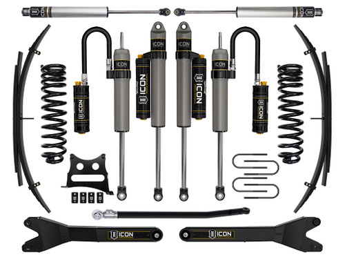 ICON K62576 2008-2010 FORD F-250/F-350 SUPER DUTY 4WD DIESEL 2.5 INCH LIFT STAGE 6 SUSPENSION SYSTEM W/ EXPANSION PACKS
