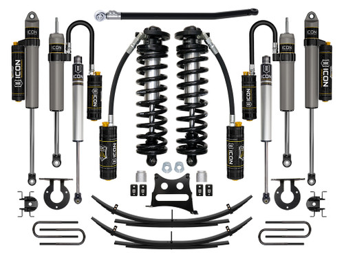 ICON K63195 11-16 FORD F250/F350 2.5-3 INCH LIFT STAGE 5 COILOVER SYSTEM W/ LEAF SPRINGS