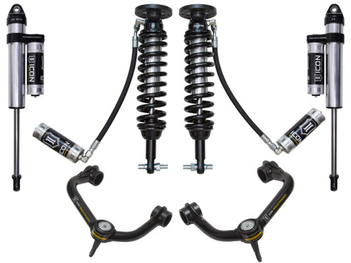ICON K93084T 2015-2020 FORD F150 4WD 2-2.63 INCH STAGE 4 SUSPENSION SYSTEM W TUBULAR UCA