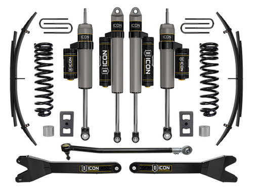 ICON K65892RL 2023-2025 FORD F-250/F-350 SUPER DUTY 4WD DIESEL 2.5 INCH LIFT STAGE 3 SUSPENSION SYSTEM W/ RADIUS ARMS AND EXPANSION PACKS