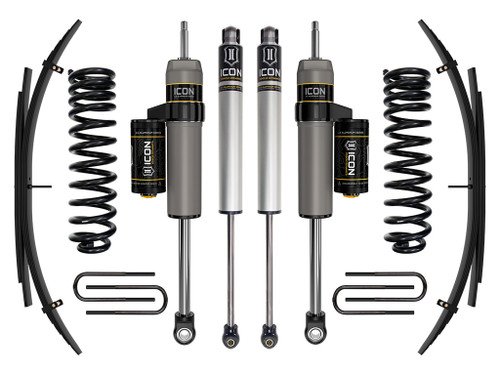 ICON K62582 2011-2016 FORD F-250/F-350 SUPER DUTY 4WD DIESEL 2.5 INCH LIFT STAGE 2 SUSPENSION SYSTEM W/ EXPANSION PACKS