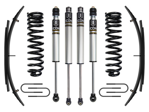 ICON K62571 2008-2010 FORD F-250/F-350 SUPER DUTY 4WD DIESEL 2.5 INCH LIFT STAGE 1 SUSPENSION SYSTEM W/ EXPANSION PACKS