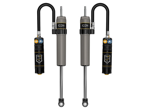 ICON 57808XP 2024-2025 TOYOTA TACOMA 0-1 INCH LIFT REAR V.S. 2.5 ALUMINUM SERIES SHOCK ABSORBERS REMOTE RESERVOIR W/ CDXS PAIR
