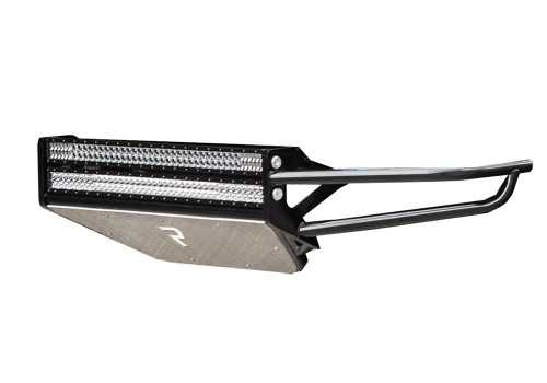 N-FAB T052LRSP RSP PRERUNNER REPLACEMENT FRONT BUMPER DIRECT FIT (2-30 INCH RIGID E-SERIES) WITH SKID PLATE LED LIGHT MOUNT 2005-2015 TOYOTA TACOMA GLOSS BLACK