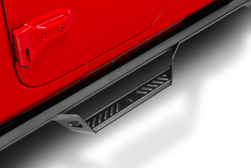 N-FAB PRJ1980T-TX PREDATOR PRO FULL LENGTH (2 STEPS PER SIDE) 2020-2025 JEEP GLADIATOR JT 4-DOOR TEXTURED BLACK