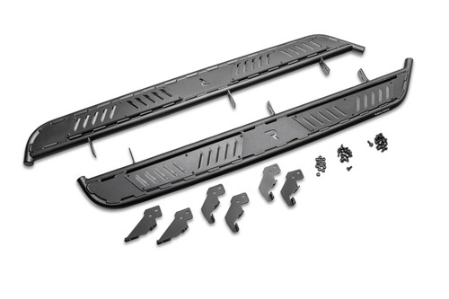 N-FAB NBN22CC-TX ROAN RUNNING BOARD CAB LENGTH (2 STEPS PER SIDE) 22-26 NISSAN FRONTIER CREW CAB TEXTURED BLACK