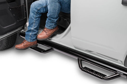 N-FAB F2172B NERF STEP BAR CAB LENGTH (2 STEPS PER SIDE) 21-25 FORD BRONCO 4 DR GLOSS BLACK