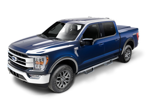 N-FAB EXF15CC-TX EPYX STEP SYSTEM CAB LENGTH (2 STEPS PER SIDE) 2015-2025 FORD F-150/RAPTOR SUPERCREW/2017-2026 FORD F-250/350/450 CREW CAB TEXTURED BLACK