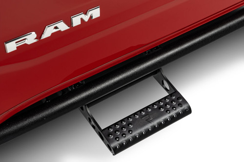 N-FAB D194RKRCCS4 RKR STEP SYSTEM CAB LENGTH (2 STEP MOUNTS/2 STEPS PER SIDE) 1.75 INCH RAILS 2019-2025 (NEW BODY STYLE) RAM 1500 CREW CAB TEXTURED BLACK