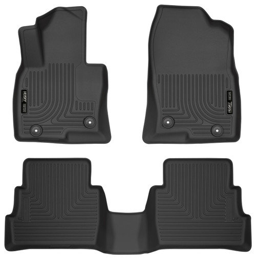 HUSKY LINERS 99791 WEATHERBEATER FRONT & 2ND SEAT FLOOR LINERS FOR 2014-2021 6