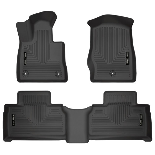HUSKY LINERS 99321 WEATHERBEATER FRONT & 2ND SEAT FLOOR LINERS FOR 2020-2025 EXPLORER