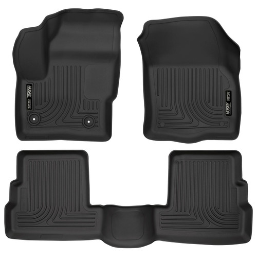 HUSKY LINERS 99301 WEATHERBEATER FRONT & 2ND SEAT FLOOR LINERS FOR 2015-2019 MKC