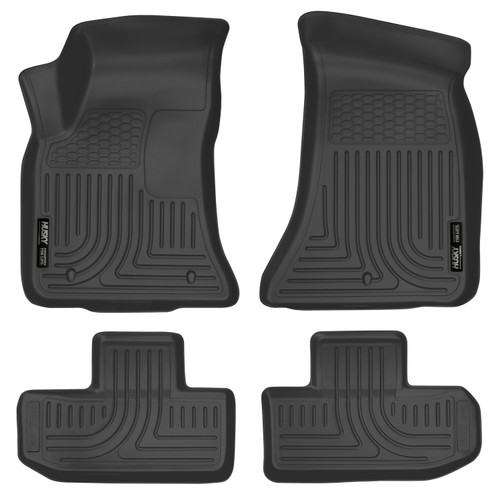 HUSKY LINERS 99171 WEATHERBEATER FRONT & 2ND SEAT FLOOR LINERS FOR 2016-2023 CHALLENGER