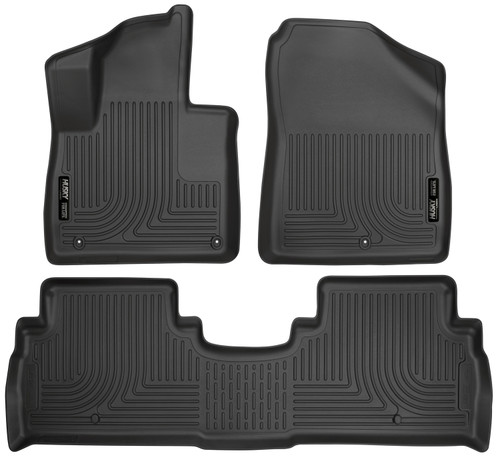 HUSKY LINERS 98691 WEATHERBEATER FRONT & 2ND SEAT FLOOR LINERS FOR 2016-2020 SORENTO