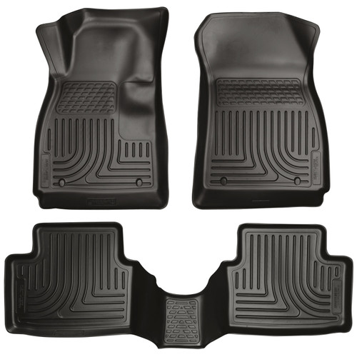 HUSKY LINERS 98291 WEATHERBEATER FRONT & 2ND SEAT FLOOR LINERS FOR 2012-2020 SONIC