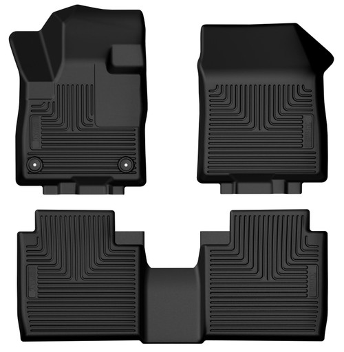 HUSKY LINERS 95571 WEATHERBEATER FRONT & 2ND SEAT FLOOR LINERS FOR 2024-2025 NAUTILUS