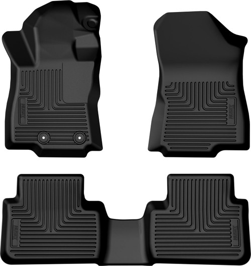 HUSKY LINERS 95381 WEATHERBEATER FRONT & 2ND SEAT FLOOR LINERS FOR 2025 FORESTER
