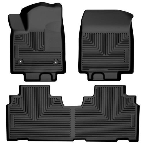HUSKY LINERS 95371 WEATHERBEATER FRONT & 2ND SEAT FLOOR LINERS FOR 2024-2025 BLAZER EV