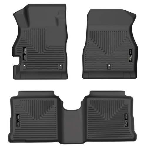 HUSKY LINERS 95041 WEATHERBEATER FRONT & 2ND SEAT FLOOR LINERS FOR 2020-2024 VERSA