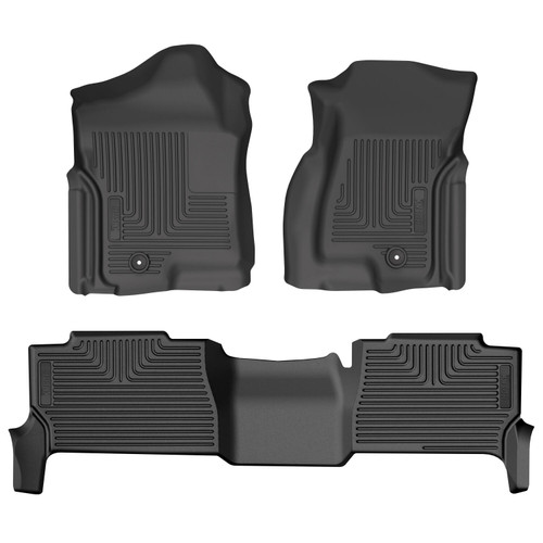 HUSKY LINERS 93541 WEATHERBEATER FRONT & 2ND SEAT FLOOR LINERS FOR 2000-2006 TAHOE/ESCALADE