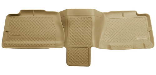 HUSKY LINERS 62753 CLASSIC STYLE 2ND SEAT FLOOR LINER FOR 2000-2006 SUBURBAN 1500/2500, YUKON XL 1500/XL 2500, SILVERADO/SIERRA 1500 HD/2500 HD/3500 TAN
