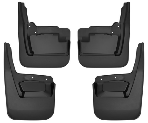 HUSKY LINERS 58276 CUSTOM MUD GUARDS FRONT AND REAR MUD GUARD SET FOR 2019-2026 SIERRA 1500/1500 LIMITED