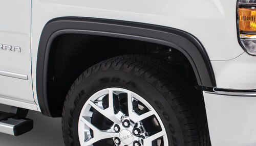 HUSKY LINERS 2804973 OE STYLE FENDER FLARES BLACK SMOOTH FINISH 4-PIECE SET FOR 2016-2018 SIERRA 1500