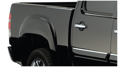 HUSKY LINERS 2804926 OE STYLE FENDER FLARES BLACK SMOOTH FINISH 4-PIECE SET FOR 2007-2014 SIERRA 1500/2500 HD/3500 HD