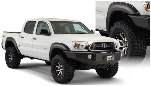 HUSKY LINERS 2803928 POCKET STYLE FENDER FLARE 4 PC SET FOR 2012-2015 TACOMA 73.5 BED LENGTH