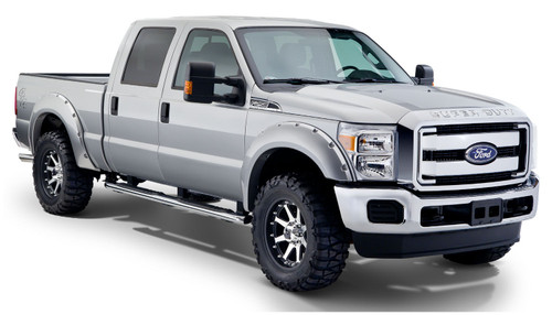 HUSKY LINERS 2802931 POCKET STYLE FENDER FLARE 4 PC SET FOR 2011-2016 F-250/F-350 SUPER DUTY