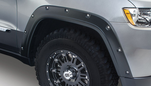 HUSKY LINERS 2801927 POCKET STYLE FENDER FLARE 4 PC SET FOR 2011-2016 JEEP GRAND CHEROKEE